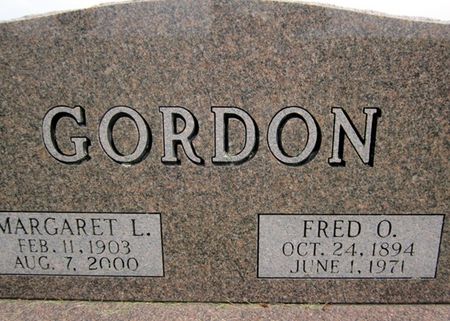 GORDON, MARGARET L. - Fayette County, Iowa | MARGARET L. GORDON 