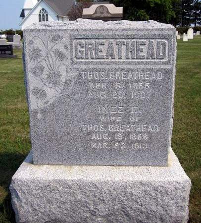 GREATHEAD, INEZ E. - Fayette County, Iowa | INEZ E. GREATHEAD 