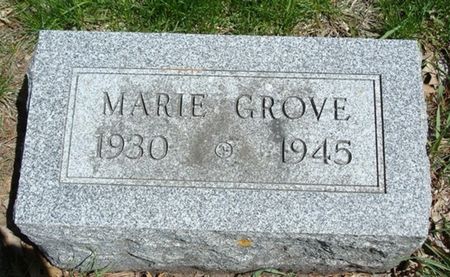 GROVE, MARIE - Fayette County, Iowa | MARIE GROVE 