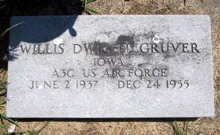 GRUVER, WILLIS DWIGHT - Fayette County, Iowa | WILLIS DWIGHT GRUVER 