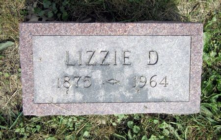 HACK, LIZZIE D. - Fayette County, Iowa | LIZZIE D. HACK 