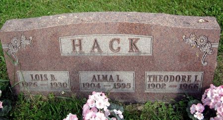 HACK, LOIS B. - Fayette County, Iowa | LOIS B. HACK 