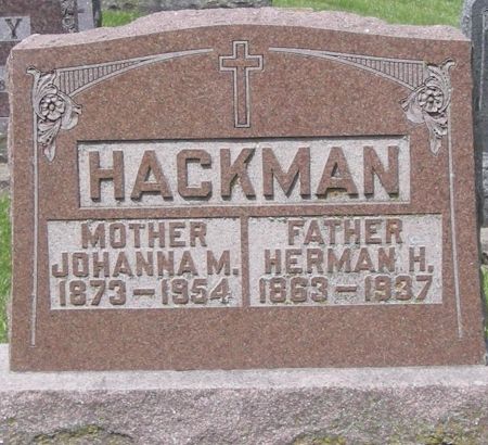 HACKMAN, JOHANNA M - Fayette County, Iowa | JOHANNA M HACKMAN 