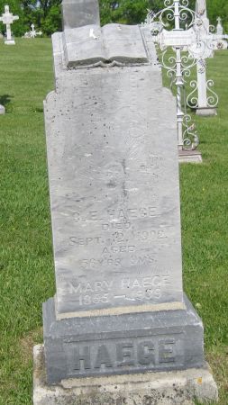 HAEGE, C E - Fayette County, Iowa | C E HAEGE 