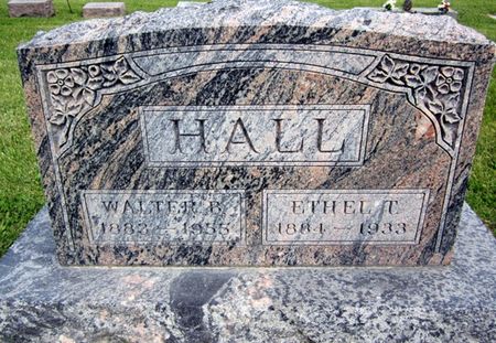 HALL, ETHEL T. - Fayette County, Iowa | ETHEL T. HALL 