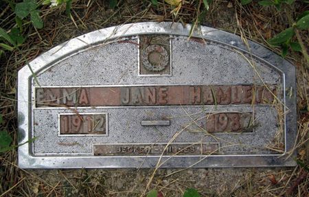 HAMLETT, EMMA JANE - Fayette County, Iowa | EMMA JANE HAMLETT 