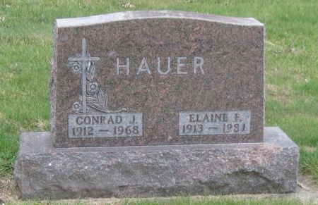 HAUER, CONRAD J - Fayette County, Iowa | CONRAD J HAUER 