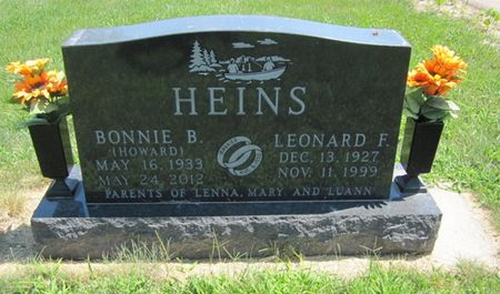 HEINS, BONNIE B. - Fayette County, Iowa | BONNIE B. HEINS 