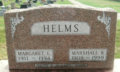 ERHARDT HELMS, MARGARET L. - Fayette County, Iowa | MARGARET L. ERHARDT HELMS 
