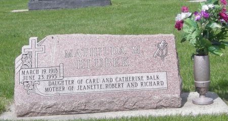 HLUBEK, MATHILDA M - Fayette County, Iowa | MATHILDA M HLUBEK 