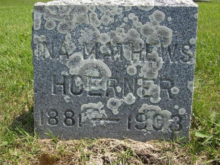 MATHEWS HOERNER, INA - Fayette County, Iowa | INA MATHEWS HOERNER 