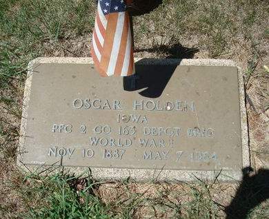 HOLDEN, OSCAR - Fayette County, Iowa | OSCAR HOLDEN 