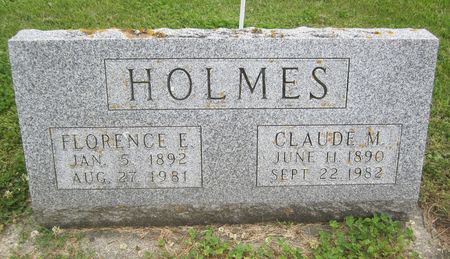 HOLMES, CLAUDE M. - Fayette County, Iowa | CLAUDE M. HOLMES 