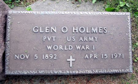 HOLMES, GLEN O. - Fayette County, Iowa | GLEN O. HOLMES 