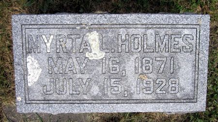 HOLMES, MYRTA L. - Fayette County, Iowa | MYRTA L. HOLMES 