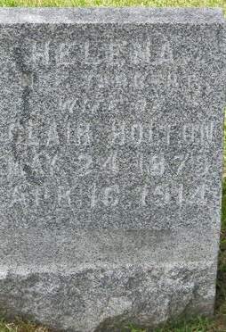 TABBERT HOLTON, HELENA - Fayette County, Iowa | HELENA TABBERT HOLTON 