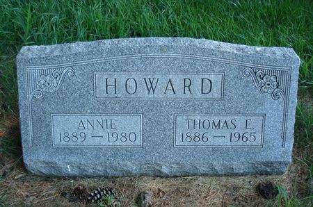 WILSON HOWARD, ANNIE - Fayette County, Iowa | ANNIE WILSON HOWARD 