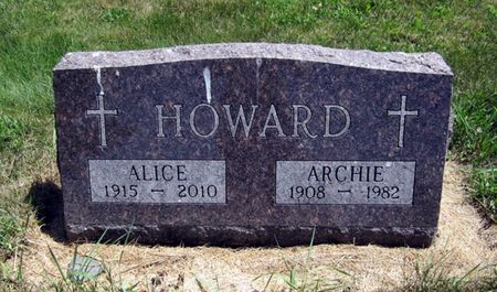 HANSON HOWARD, ALICE - Fayette County, Iowa | ALICE HANSON HOWARD 