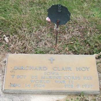 HOY, BIRCHARD CLAIR - Fayette County, Iowa | BIRCHARD CLAIR HOY 
