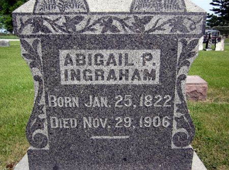 INGRAHAM, ABIGAIL P. - Fayette County, Iowa | ABIGAIL P. INGRAHAM 