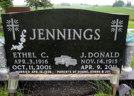 JENNINGS, ETHEL C. - Fayette County, Iowa | ETHEL C. JENNINGS 
