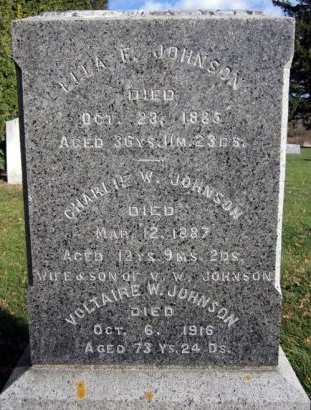 JOHNSON, ELLA FRANCIS - Fayette County, Iowa | ELLA FRANCIS JOHNSON 