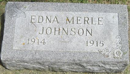 JOHNSON, EDNA MERLE - Fayette County, Iowa | EDNA MERLE JOHNSON 