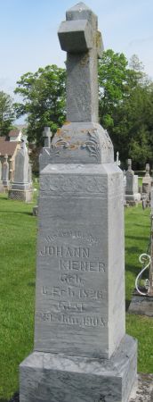 KIENER, JOHANN - Fayette County, Iowa | JOHANN KIENER 