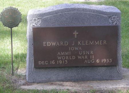 KLEMMER, EDWARD J - Fayette County, Iowa | EDWARD J KLEMMER 