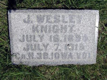 KNIGHT, JOHN WESLEY - Fayette County, Iowa | JOHN WESLEY KNIGHT 