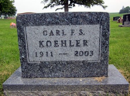 KOEHLER, CARL F.S. - Fayette County, Iowa | CARL F.S. KOEHLER 