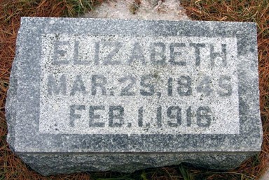 KOHLER, ELIZABETH - Fayette County, Iowa | ELIZABETH KOHLER 