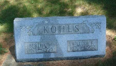 KOHLS, BERTHA M. - Fayette County, Iowa | BERTHA M. KOHLS 