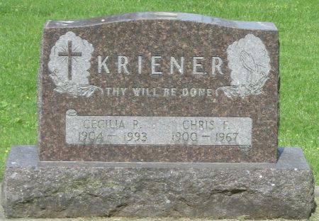 KRIENER, CHRIS F - Fayette County, Iowa | CHRIS F KRIENER 