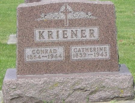 KRIENER, CONRAD - Fayette County, Iowa | CONRAD KRIENER 
