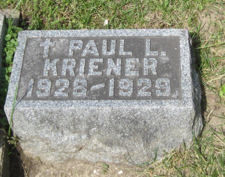 KRIENER, PAUL L - Fayette County, Iowa | PAUL L KRIENER 