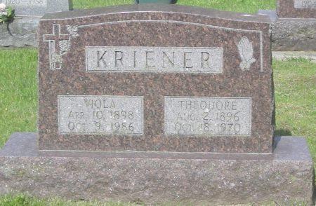 KRIENER, VIOLA - Fayette County, Iowa | VIOLA KRIENER 