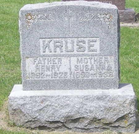 KRUSE, SUSANNA - Fayette County, Iowa | SUSANNA KRUSE 