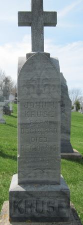 KRUSE, JOHN H - Fayette County, Iowa | JOHN H KRUSE 