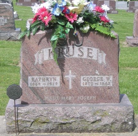 KRUSE, GEORGE W - Fayette County, Iowa | GEORGE W KRUSE 