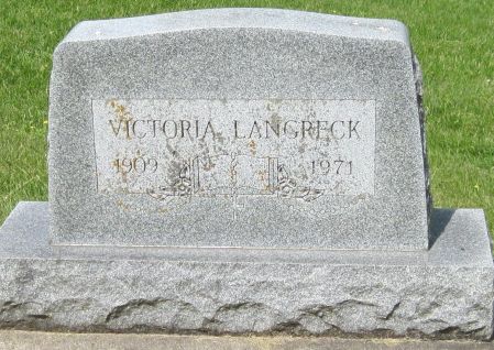LANGRECK, VICTORIA - Fayette County, Iowa | VICTORIA LANGRECK 