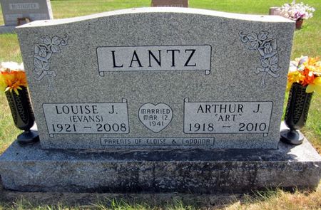 EVANS LANTZ, LOUISE J. - Fayette County, Iowa | LOUISE J. EVANS LANTZ 