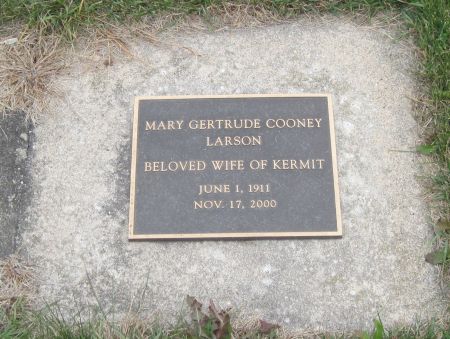 LARSON, MARY GERTRUDE - Fayette County, Iowa | MARY GERTRUDE LARSON 