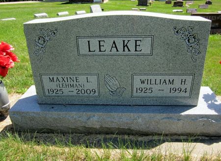 LEHMAN LEAKE, MAXINE L. - Fayette County, Iowa | MAXINE L. LEHMAN LEAKE 