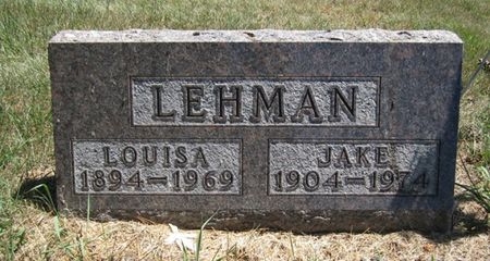 DENNLER LEHMAN, LOUISA - Fayette County, Iowa | LOUISA DENNLER LEHMAN 