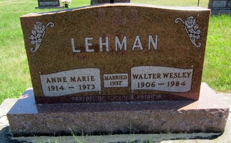 LEHMAN, WALTER - Fayette County, Iowa | WALTER LEHMAN 