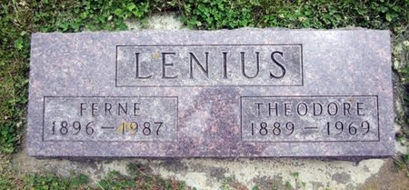 LENIUS, FERNE - Fayette County, Iowa | FERNE LENIUS 