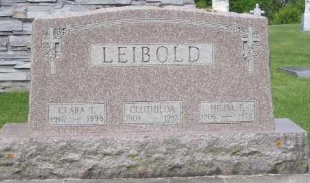LEIBOLD, CLARA T - Fayette County, Iowa | CLARA T LEIBOLD 