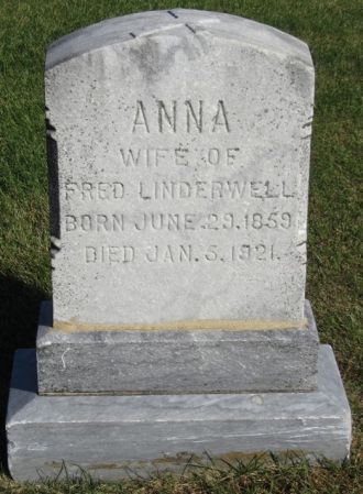 LINDERWELL, ANNA - Fayette County, Iowa | ANNA LINDERWELL 
