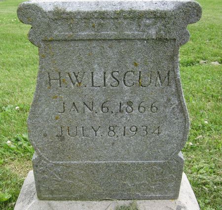 LISCUM, H.W. - Fayette County, Iowa | H.W. LISCUM 